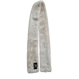 Minky Couture Designer Scarf Blush Pink Plush Faux Fur Soft Winter 70x6